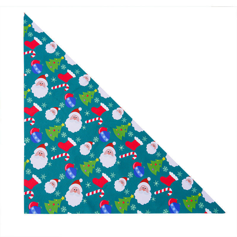 KFX-8795965 Cartoon Pattern Nylon Scarf for Pets - Perfect for All Seasons and Holidays