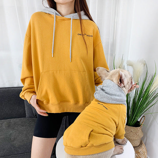 KFX-8796733 Parent-Child Persian Cat Two-Legged Cotton Outfit for Casual Wear
