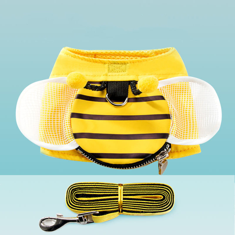 KFX-8797629 Adjustable Vest-Style Traction Rope for Small Dogs and Cats, Multiple Sizes Available