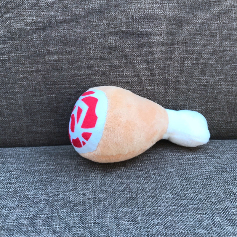 KFX-8798013 Bite Resistant Plush Dog Toy with Sound for Playful Pets