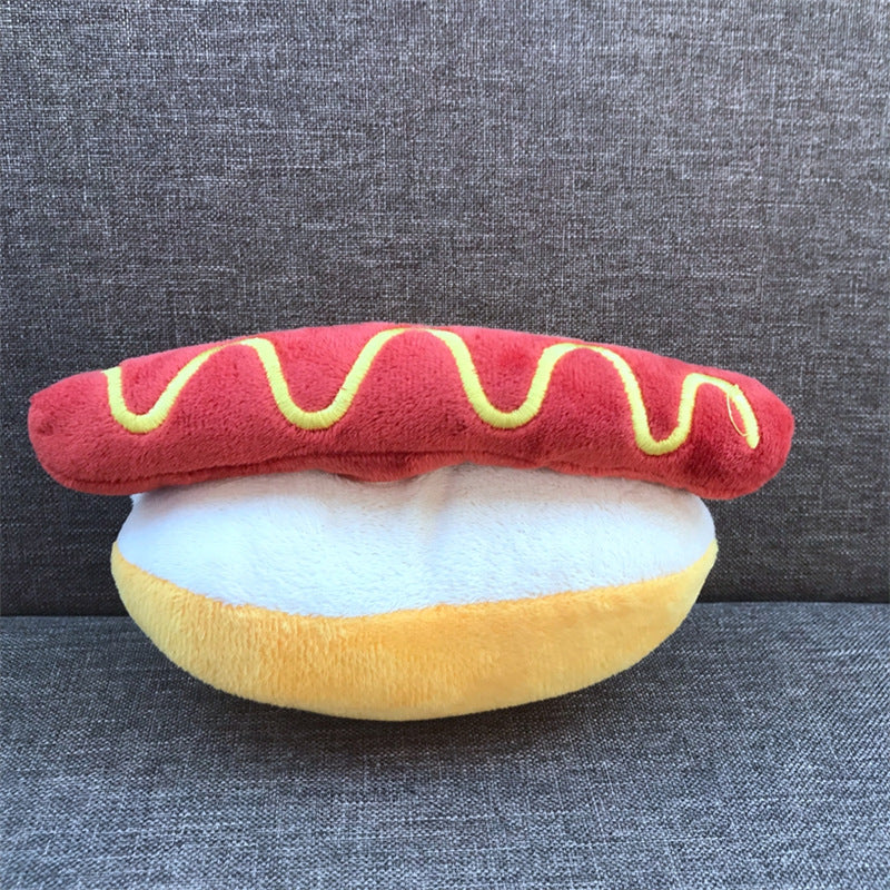 KFX-8798013 Bite Resistant Plush Dog Toy with Sound for Playful Pets