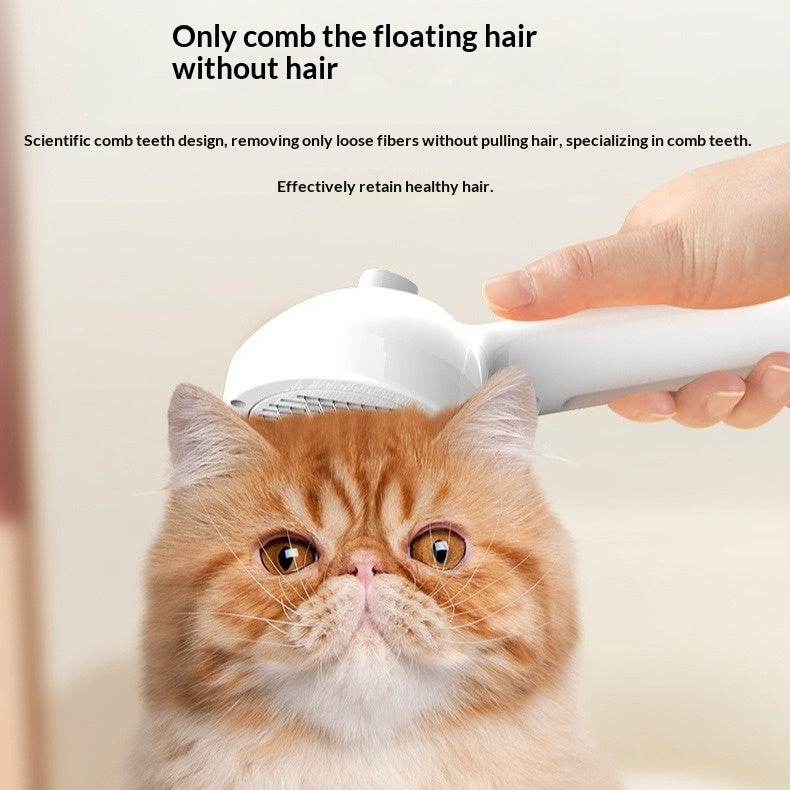 KFX-8799933 Pet Grooming Spray Comb with Detangling Brush and No-Rinse Serum for Cats - Multiple Colors Available