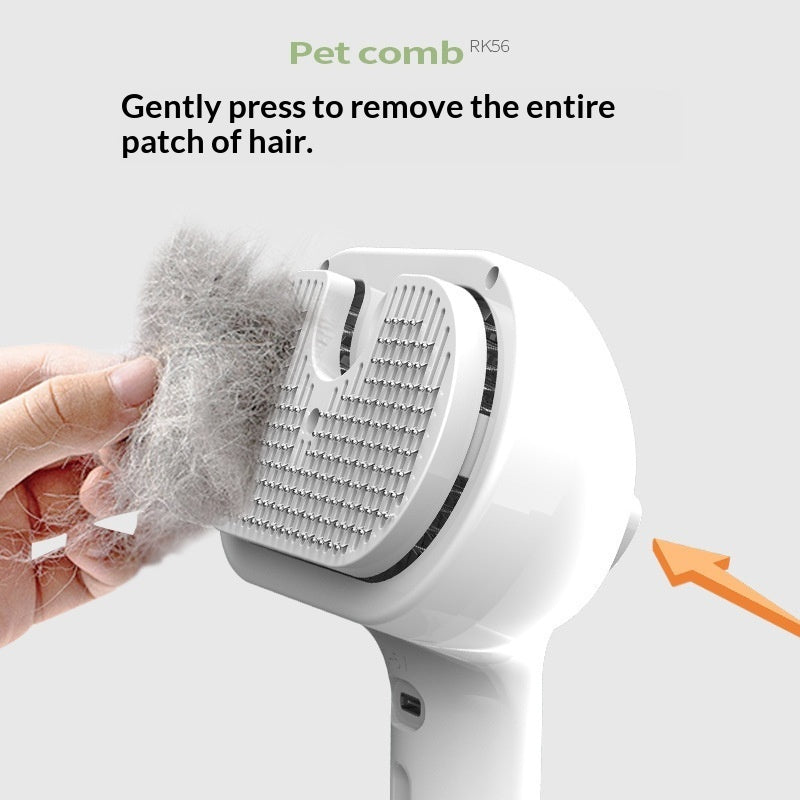 KFX-8799933 Pet Grooming Spray Comb with Detangling Brush and No-Rinse Serum for Cats - Multiple Colors Available
