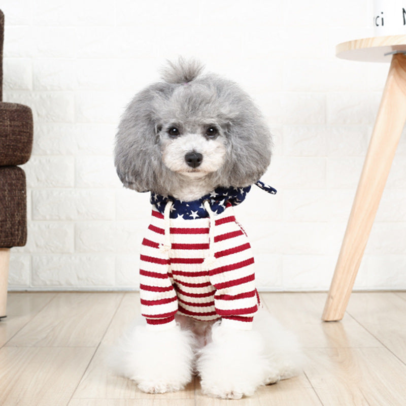 KFX-8802109 Two-Legged Dog and Cat Costume for Spring and Autumn Travel
