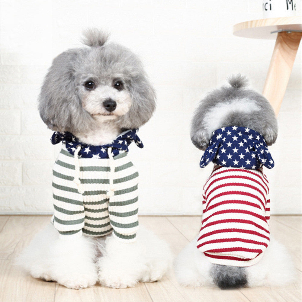 KFX-8802109 Two-Legged Dog and Cat Costume for Spring and Autumn Travel