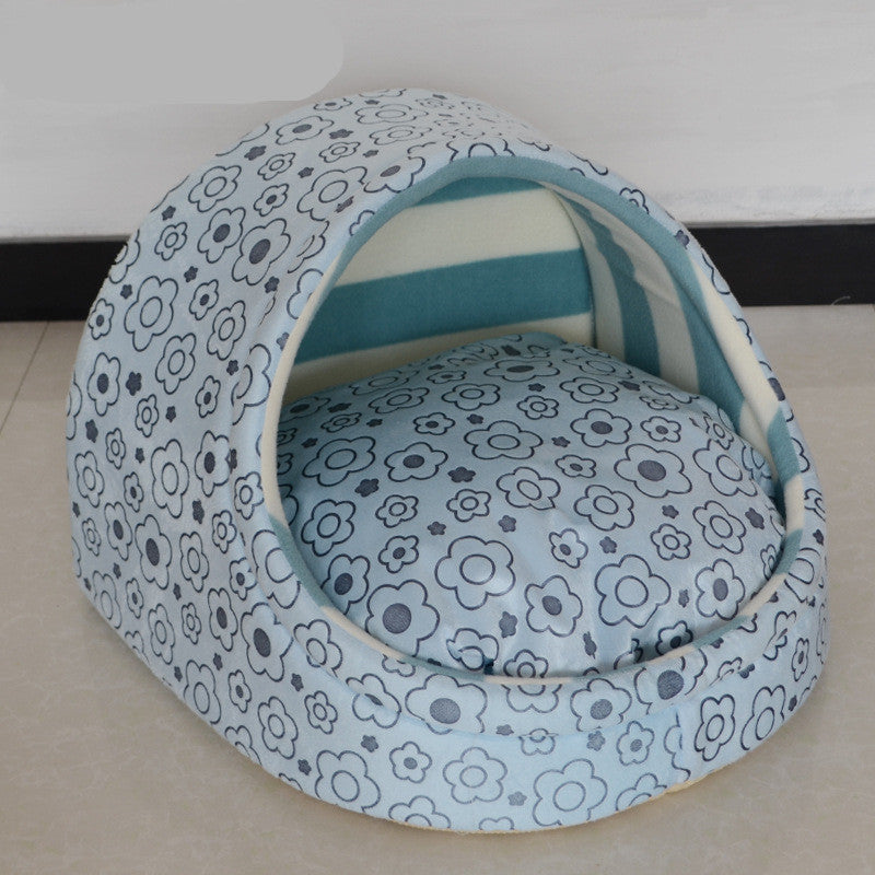 KFX-8802365 Autumn Removable & Washable Pet Nest with Non-Slip Bottom - Soft Plush, Multiple Sizes Available
