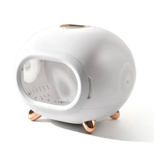 KFX-880339 Intelligent Automatic Blow-Drying Box for Small Pets - Eco-Friendly, Modern Design, Battery-Powered