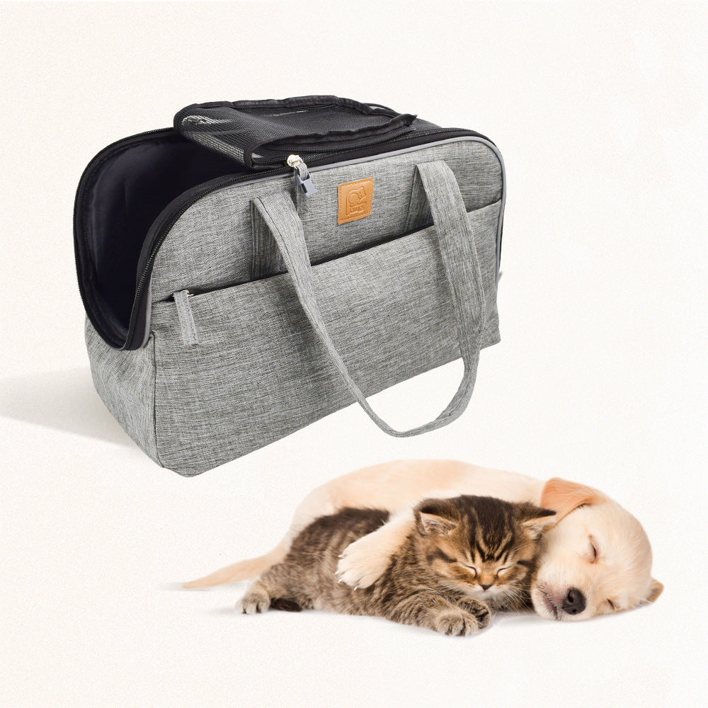 KFX-8806333 30L Lightweight Polyester Pet Carrier Bag - Soft and Convenient Design