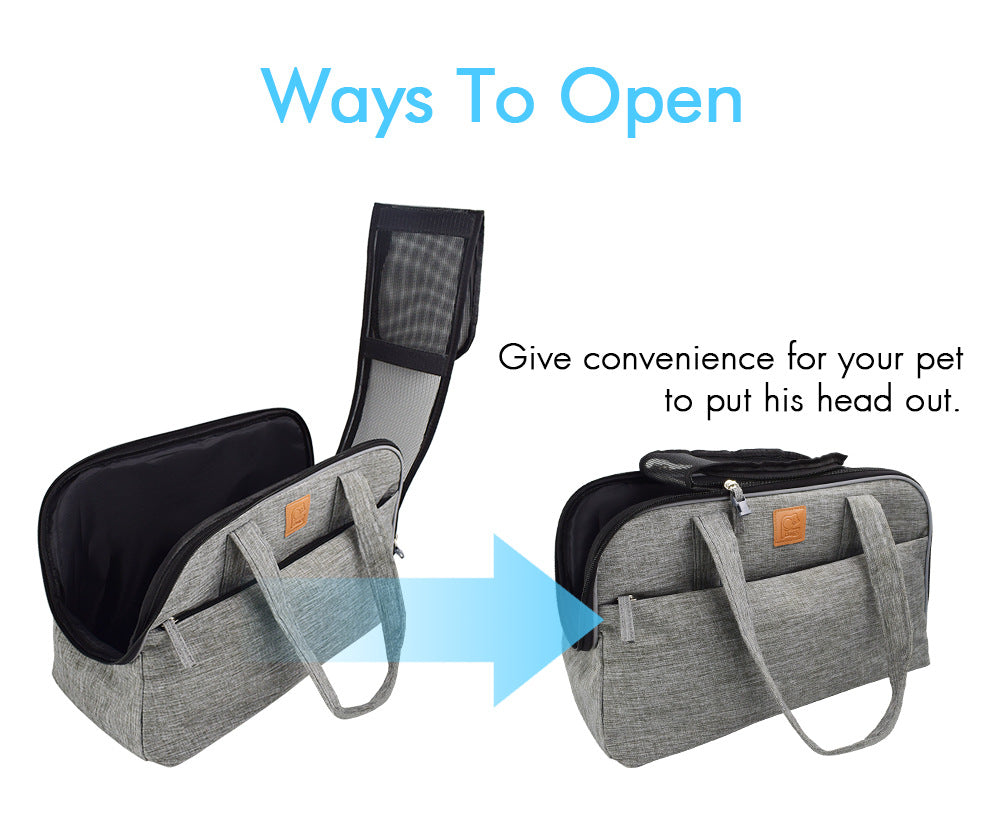KFX-8806333 30L Lightweight Polyester Pet Carrier Bag - Soft and Convenient Design
