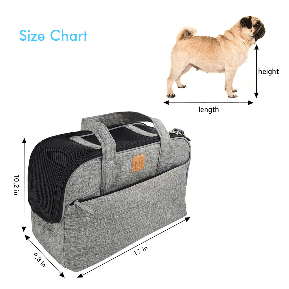 KFX-8806333 30L Lightweight Polyester Pet Carrier Bag - Soft and Convenient Design