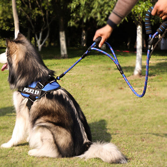 KFX-8809661 Nylon Woven Dog Walking Traction Belt - Scalable, Multiple Colors Available