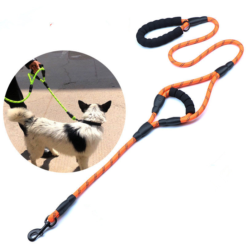 KFX-8809661 Nylon Woven Dog Walking Traction Belt - Scalable, Multiple Colors Available