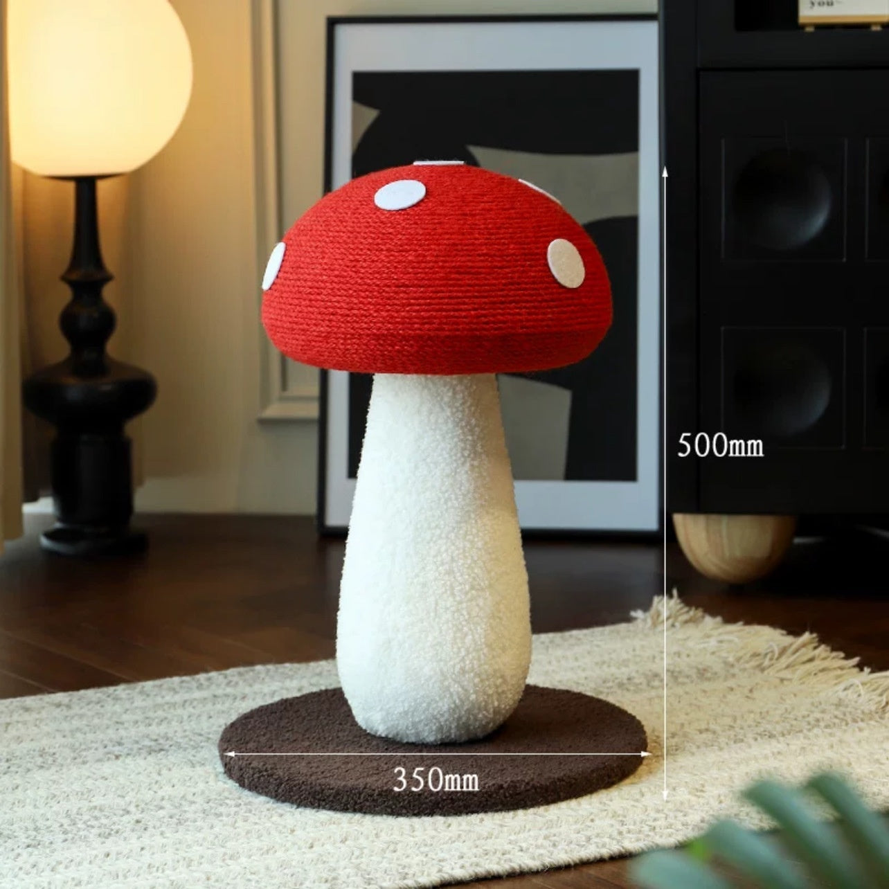 KFX-8810045 Mushroom Cat Climbing Frame with Sisal Scratch Post - Japanese Style Design