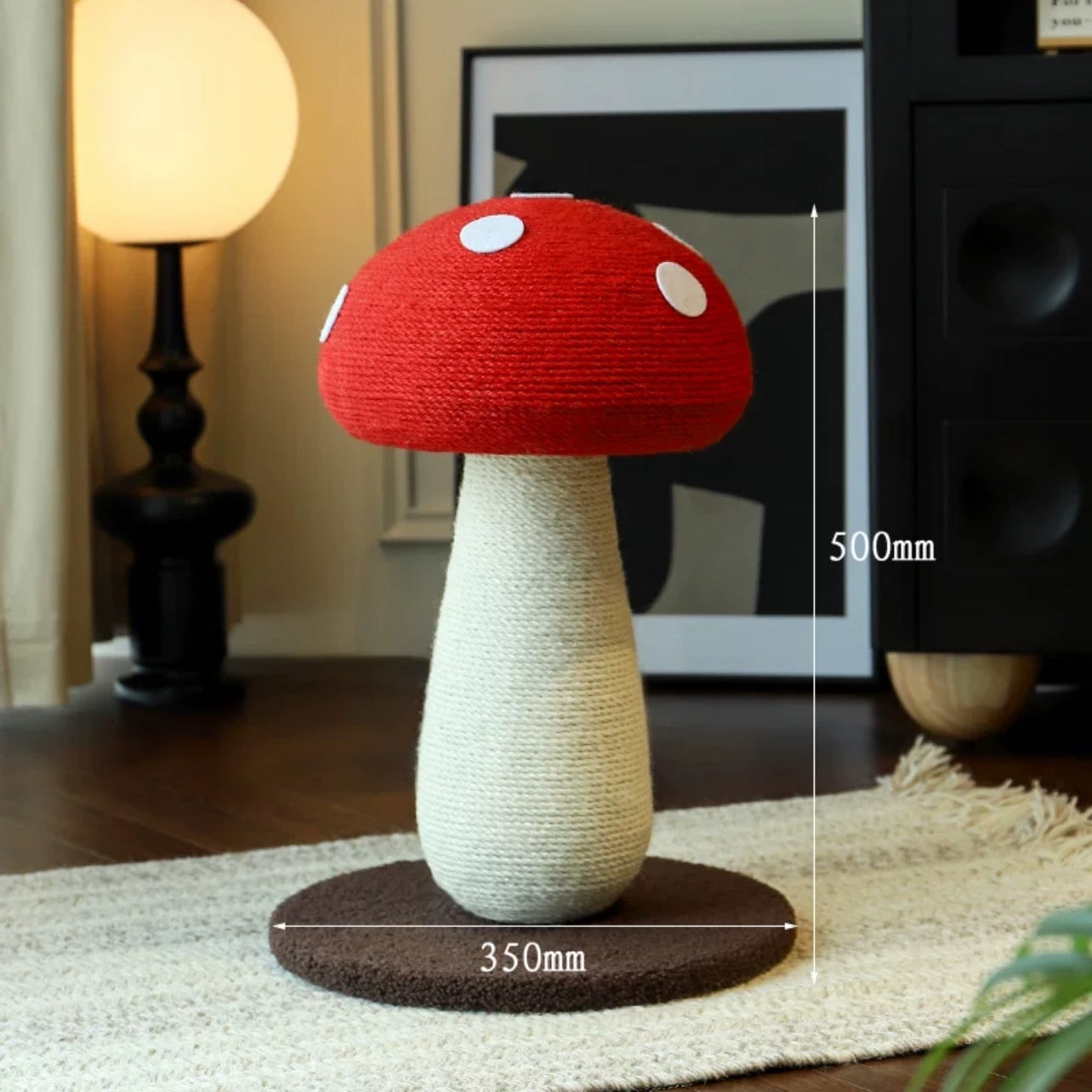 KFX-8810045 Mushroom Cat Climbing Frame with Sisal Scratch Post - Japanese Style Design