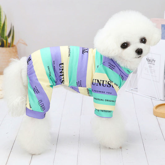 KFX-8812221 Four-Legged Pet Clothing in Various Colors and Sizes