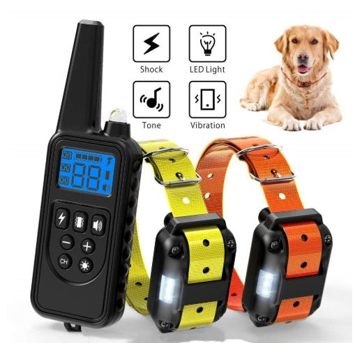 KFX-8813117 Rechargeable Electronic Dog Training Collar with Remote, 880-Yard Range, Vibration & Tone Options, Waterproof