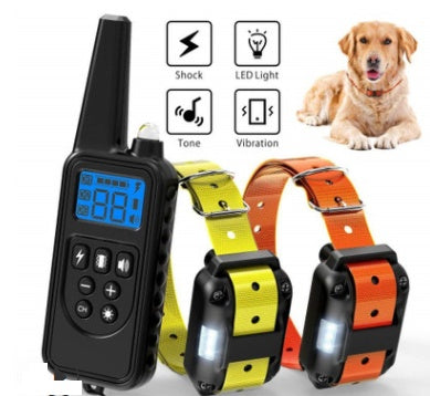 KFX-8813117 Rechargeable Electronic Dog Training Collar with Remote, 880-Yard Range, Vibration & Tone Options, Waterproof