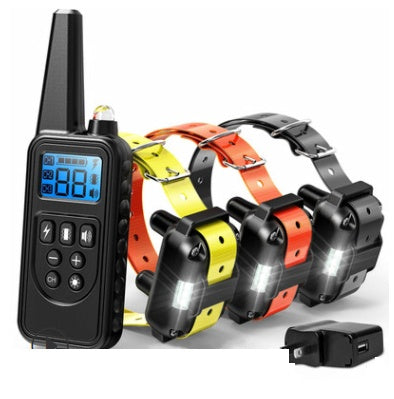 KFX-8813117 Rechargeable Electronic Dog Training Collar with Remote, 880-Yard Range, Vibration & Tone Options, Waterproof