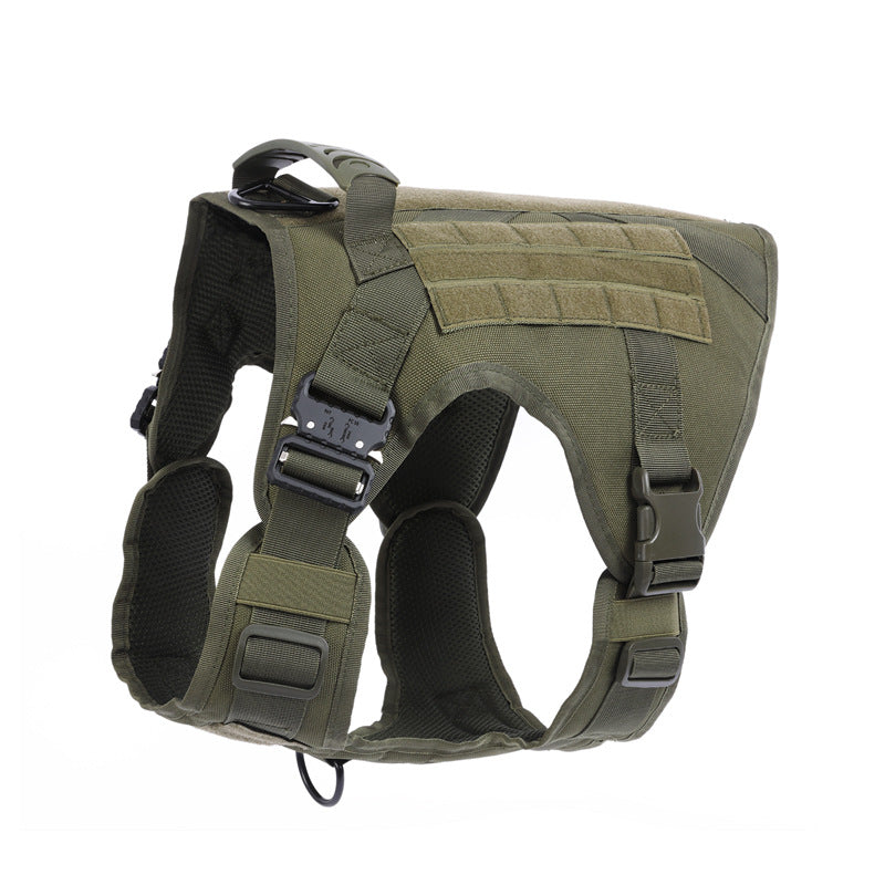 KFX-8815421 Strong Nylon Tactical Pet Vest with Quick Release Buckle and Breathable Mesh