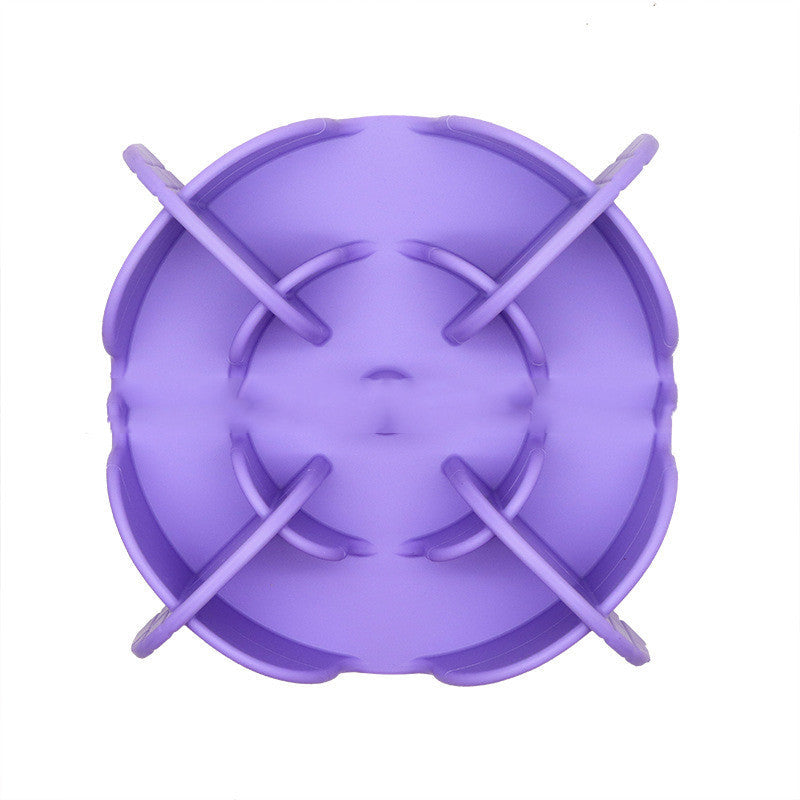 KFX-8815805 Suction Cup Feeding Bowl for Cats and Dogs, Anti-Overturning Silicone Design, Small and Large Sizes Available