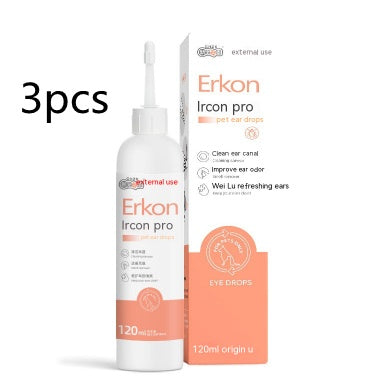 KFX-8817469 Pet Ear Cleaning and Deodorizing Oil - 60ml and 120ml Options Available