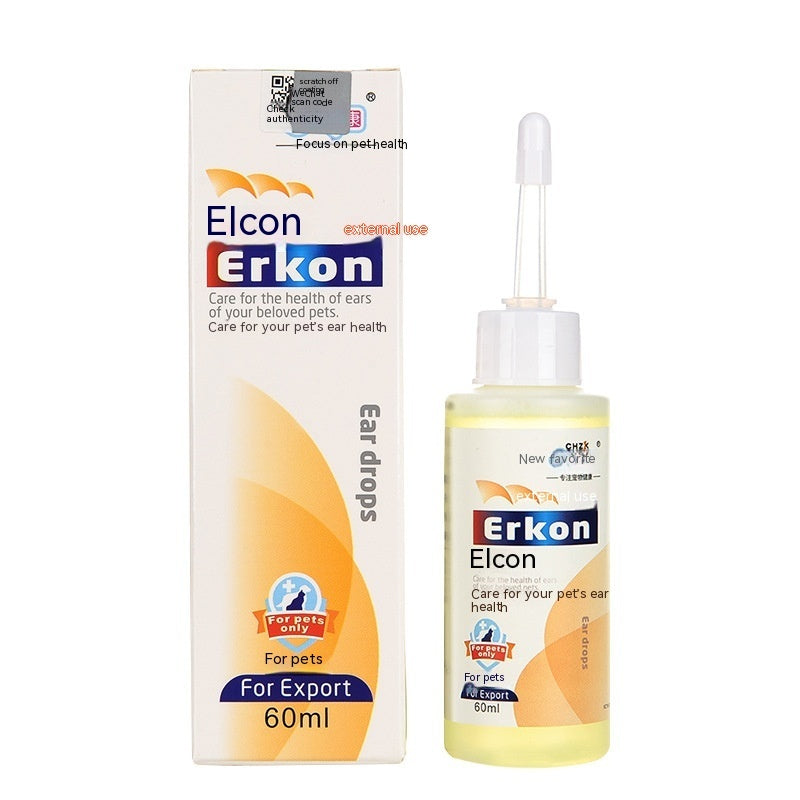 KFX-8817469 Pet Ear Cleaning and Deodorizing Oil - 60ml and 120ml Options Available