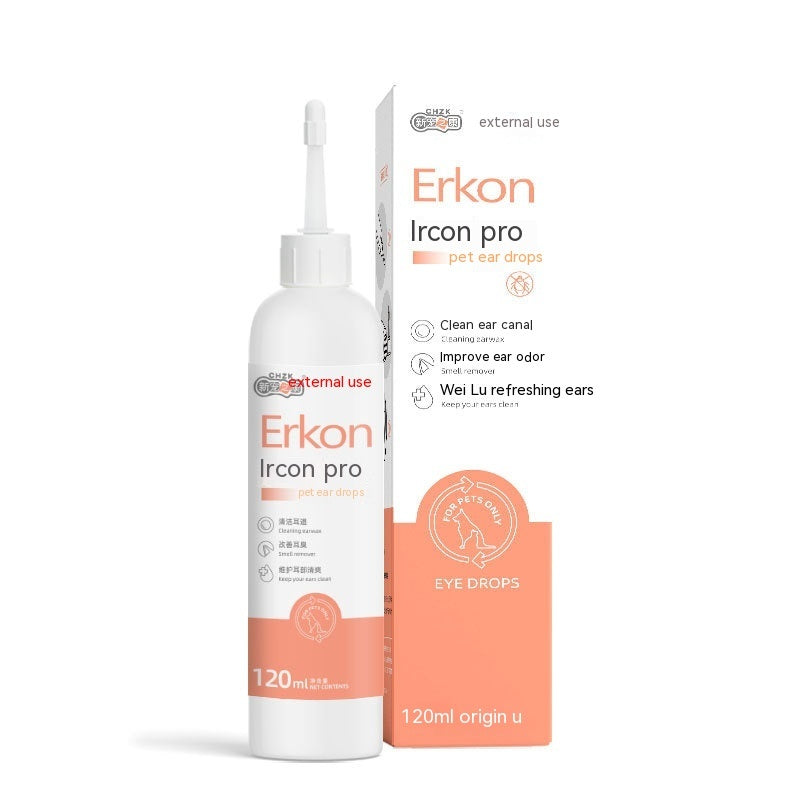 KFX-8817469 Pet Ear Cleaning and Deodorizing Oil - 60ml and 120ml Options Available