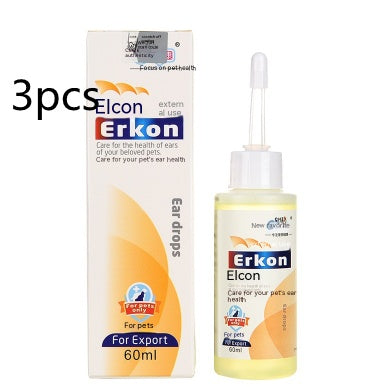 KFX-8817469 Pet Ear Cleaning and Deodorizing Oil - 60ml and 120ml Options Available