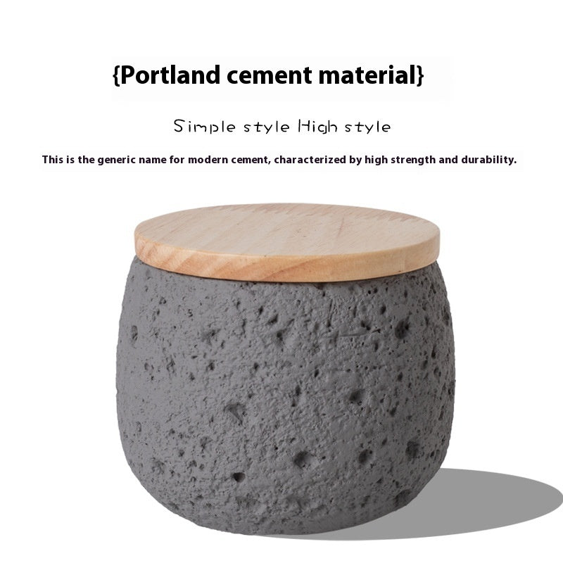 KFX-8819261 Handmade Cement Pet Cinerary Casket for Cat or Dog Ashes