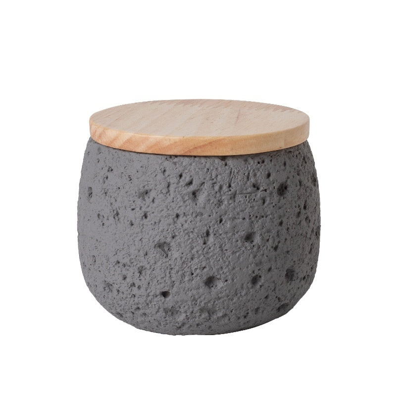 KFX-8819261 Handmade Cement Pet Cinerary Casket for Cat or Dog Ashes