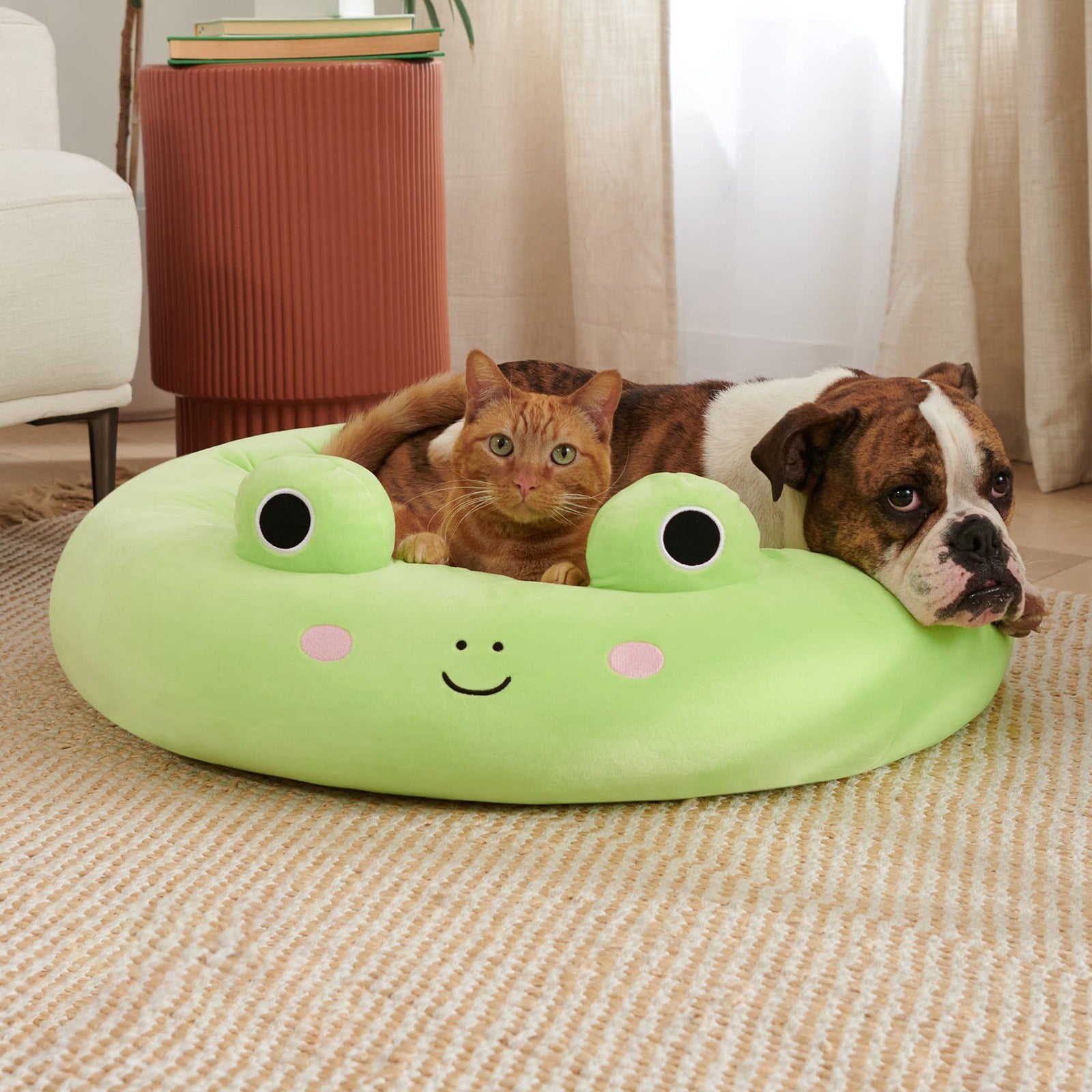 KFX-8819645 Super Soft Plush Pet Bed for Dogs - Cozy Cloth Design in Multiple Colors