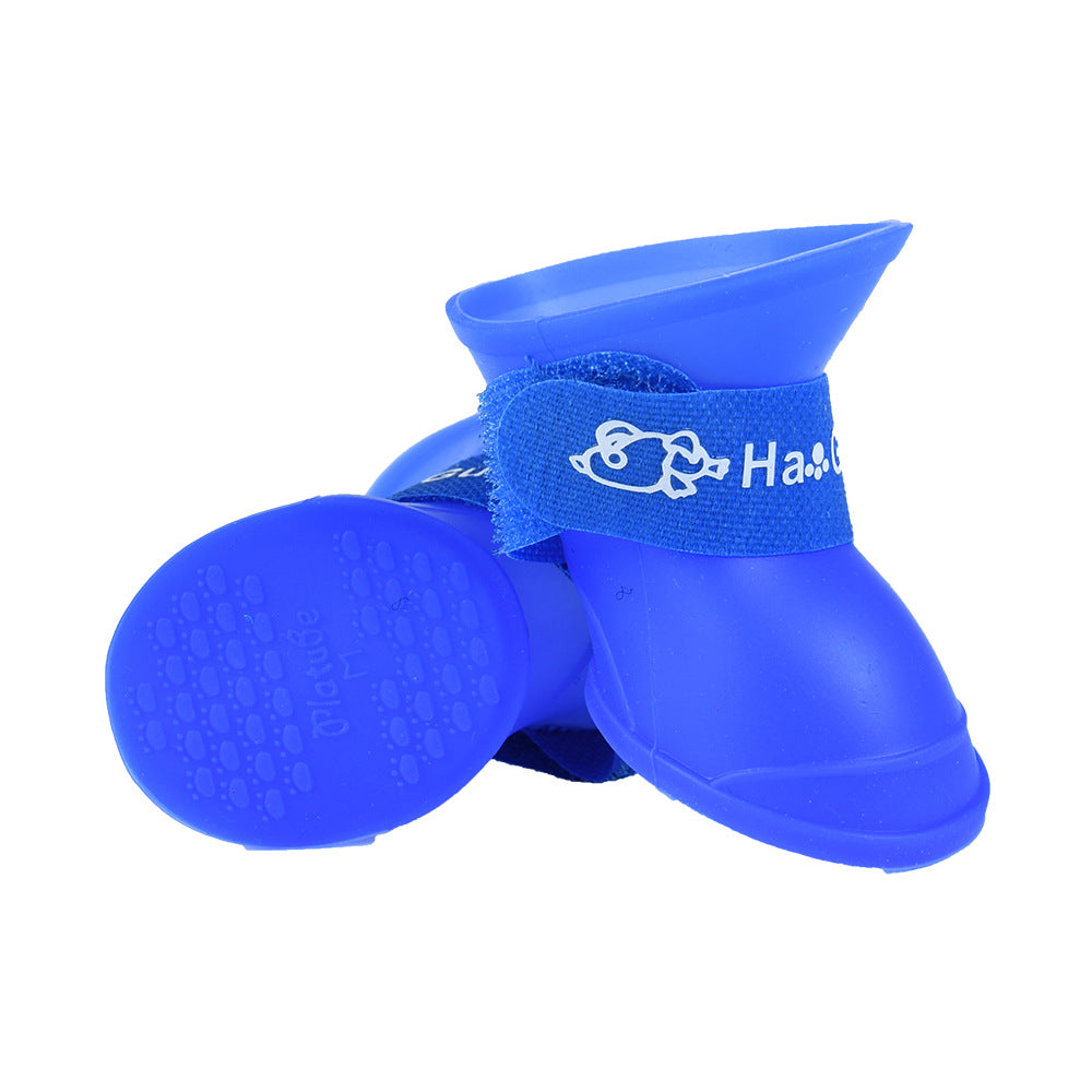KFX-8822205 Soft Silicone Waterproof Pet Shoes in Multiple Colors