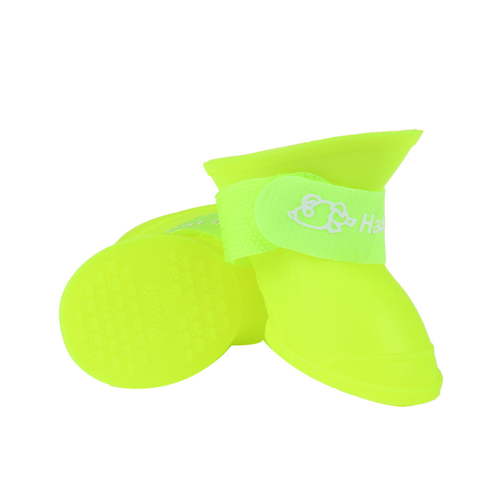 KFX-8822205 Soft Silicone Waterproof Pet Shoes in Multiple Colors