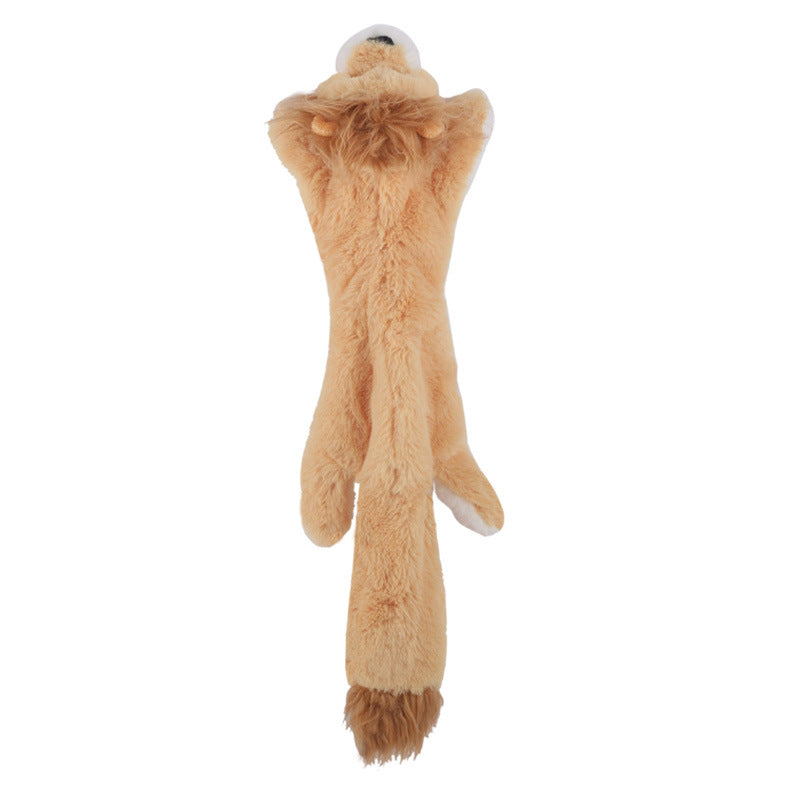 KFX-8823997 Soft Plush Dog Imitation Animal Skin Sound Toy - 45cm with BB Call Sounder