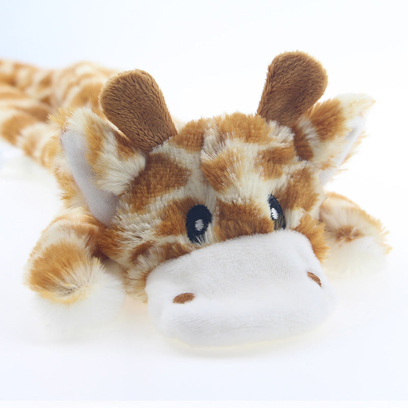 KFX-8823997 Soft Plush Dog Imitation Animal Skin Sound Toy - 45cm with BB Call Sounder