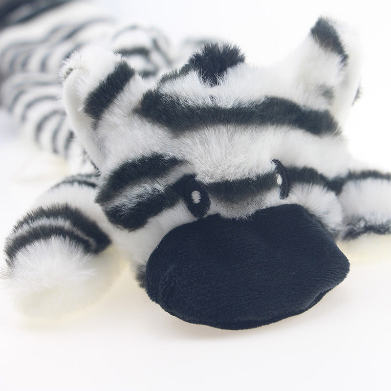 KFX-8823997 Soft Plush Dog Imitation Animal Skin Sound Toy - 45cm with BB Call Sounder