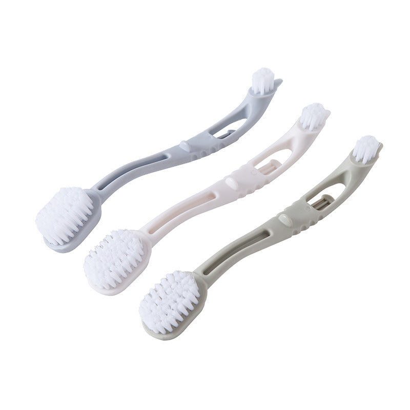 KFX-8826941 Bird Cage Cleaning Tool with Long Handle and Dual Brush Heads - Essential Accessory for Easy Maintenance