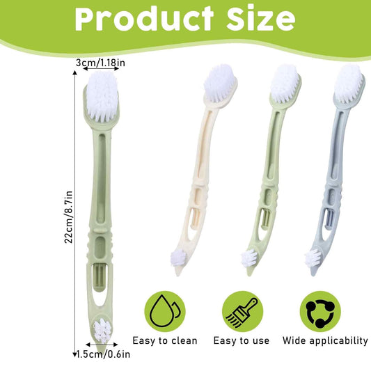 KFX-8826941 Bird Cage Cleaning Tool with Long Handle and Dual Brush Heads - Essential Accessory for Easy Maintenance