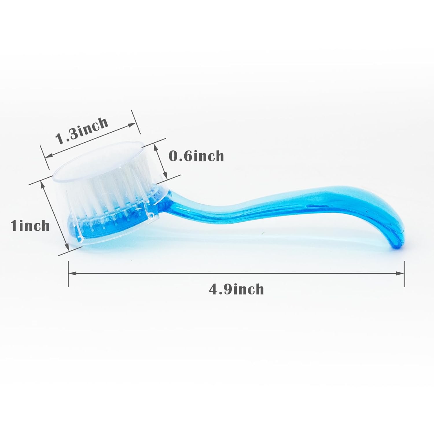 KFX-8828605 Soft Bristle Grooming Brush for Hamsters with Massage and Cleaning Features