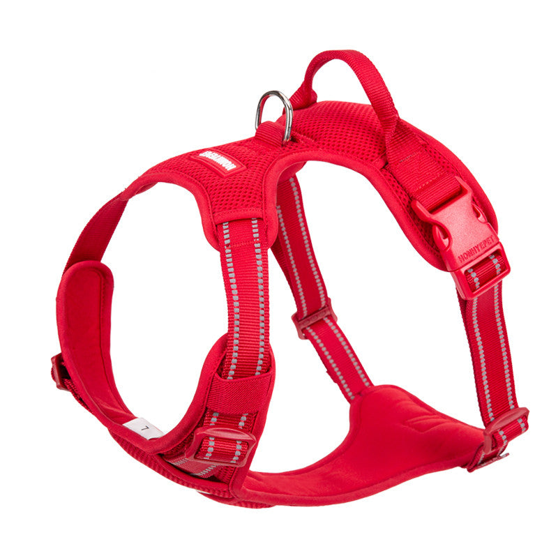 KFX-8830397 Adjustable Wool Vest for Dogs with Chest Strap - Available in Orange, Red, and Black, Size XS to XL