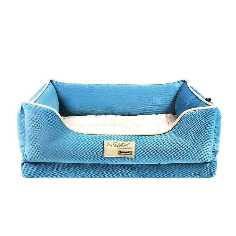 KFX-8831165 Universal Removable and Washable Dog Mat for Medium to Large Breeds, Ideal for Winter Comfort