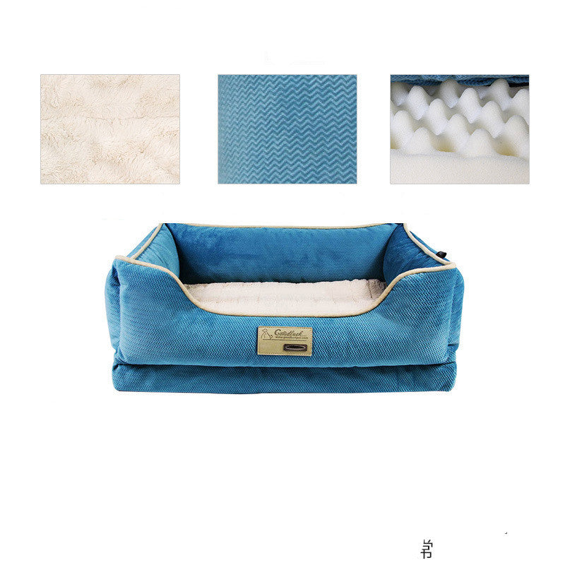 KFX-8831165 Universal Removable and Washable Dog Mat for Medium to Large Breeds, Ideal for Winter Comfort