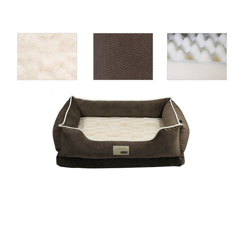 KFX-8831165 Universal Removable and Washable Dog Mat for Medium to Large Breeds, Ideal for Winter Comfort