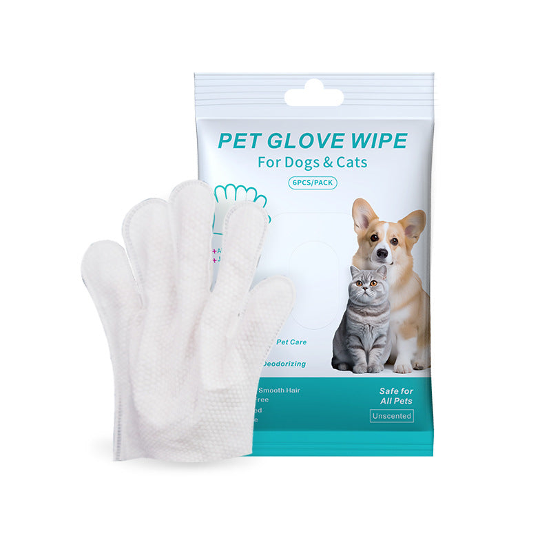 KFX-8832701 Pet Cleaning Essentials Set: Disposable Gloves, Wipes, and Foot Foam