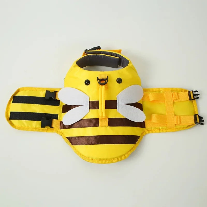 KFX-8834365 Reflective Dog Life Vest for Safety, Adjustable Swim Jacket for Pets