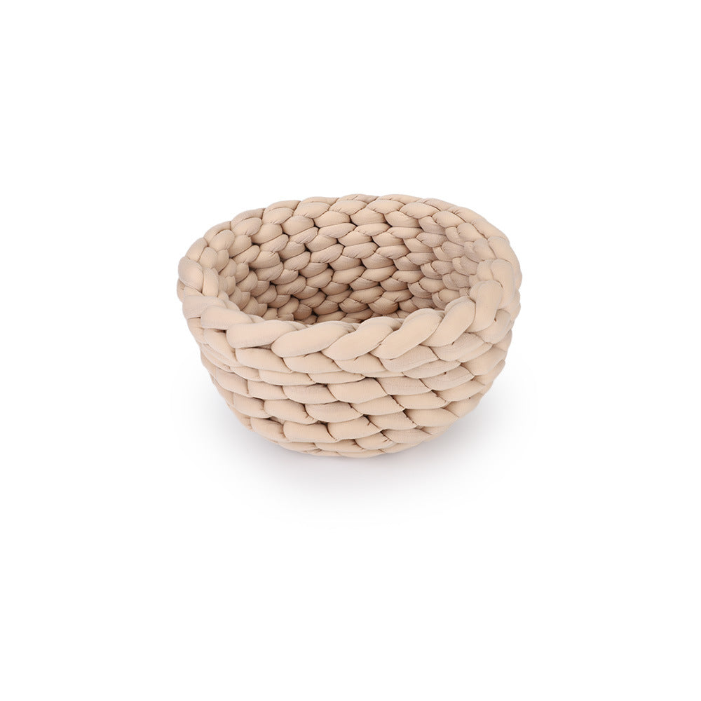 KFX-8835133 Hand Woven Cotton Pet Nest - Machine Washable, Various Sizes & Colors