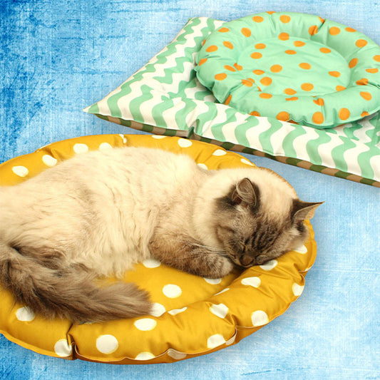 KFX-8836925 Pet Ice Nest Cooling Pad - Available in Square and Round Sizes for Comfort and Relief
