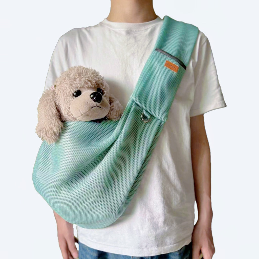 KFX-8839101 Lightweight Breathable Cross-body Pet Carrier Bag for Pets Up to 6kg in Various Colors