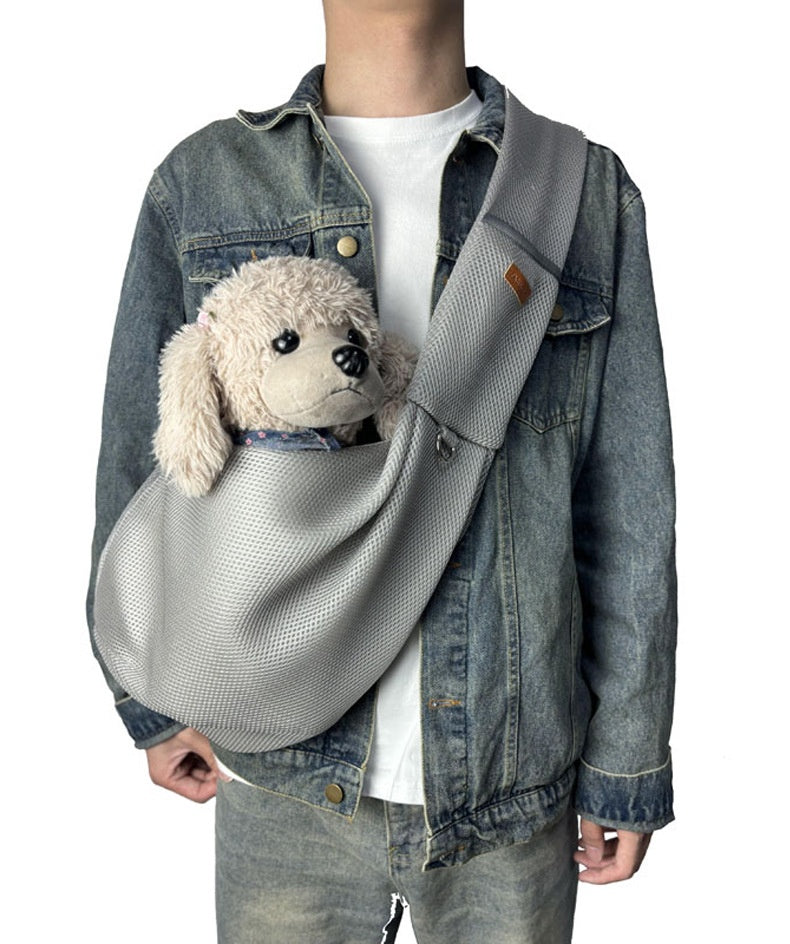 KFX-8839101 Lightweight Breathable Cross-body Pet Carrier Bag for Pets Up to 6kg in Various Colors