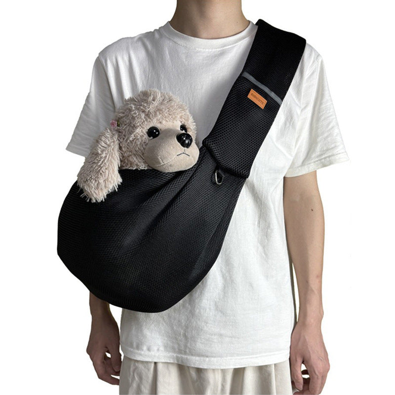 KFX-8839101 Lightweight Breathable Cross-body Pet Carrier Bag for Pets Up to 6kg in Various Colors